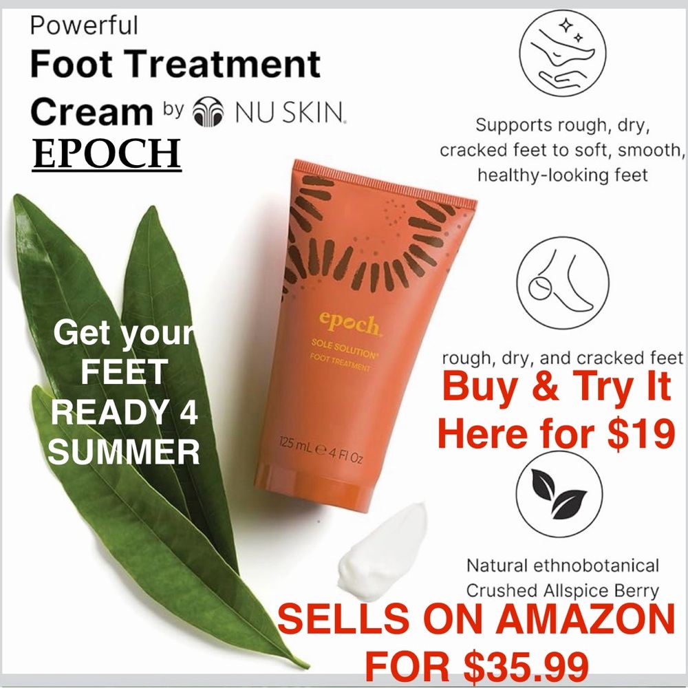 Nu Skin Epoch Sole Solution Foot Treatmen
4 OZ.